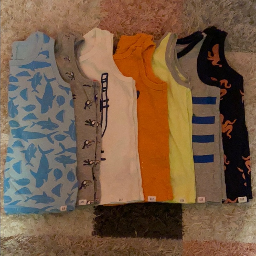 6pcs gap tank tops